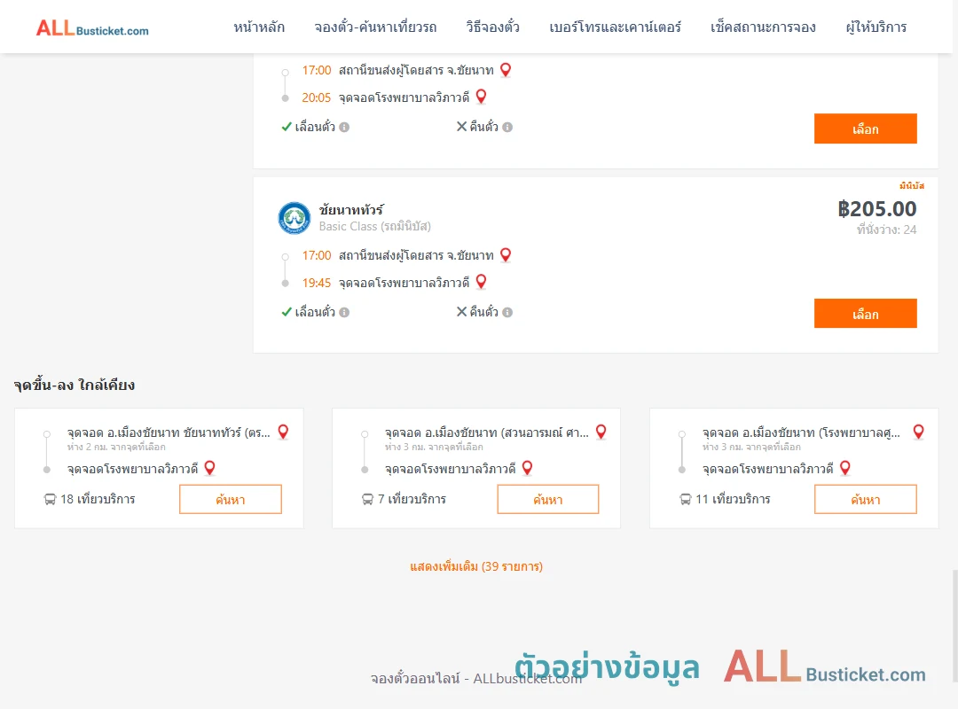 ตัวอย่างผลค้นหา ชัยนาท-โรงพยาบาลวิภาวดี
