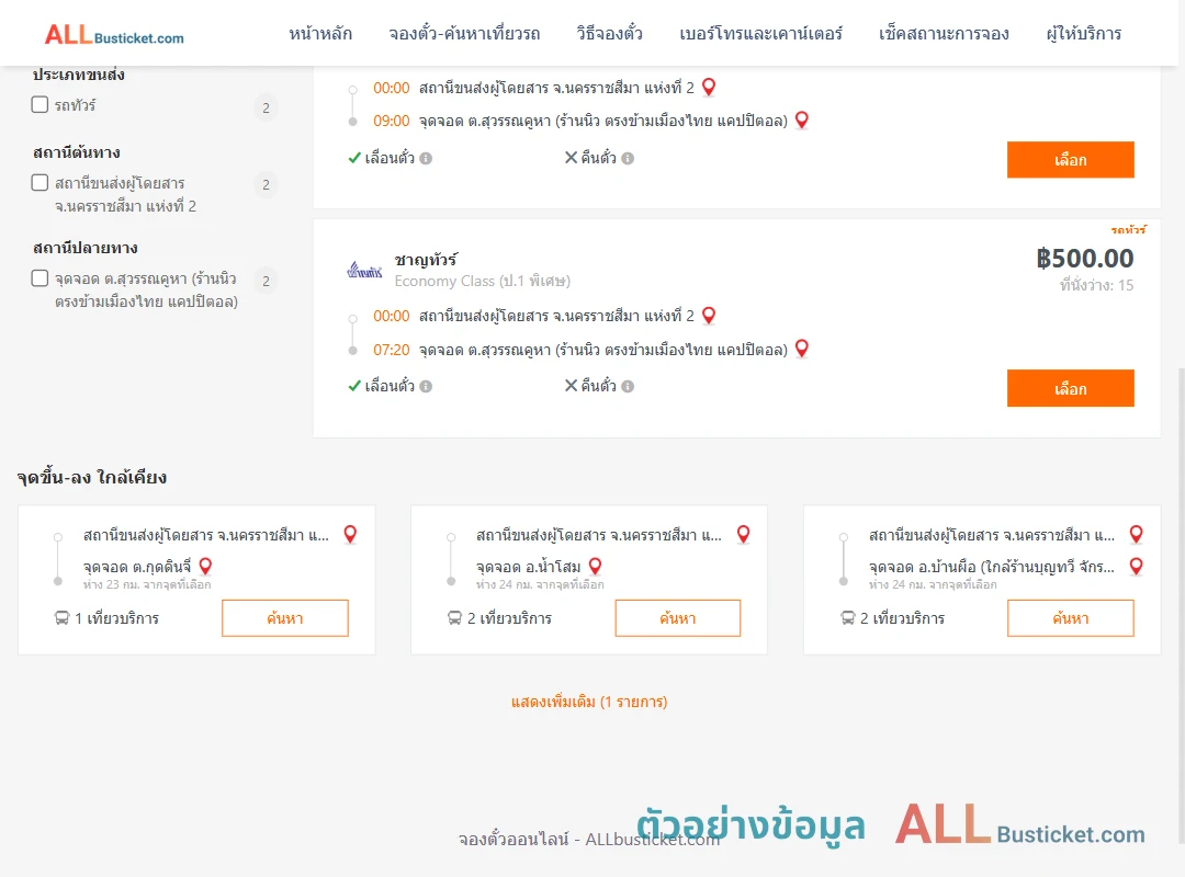 ตัวอย่างผลค้นหา นครราชสีมา2-สุวรรณคูหา