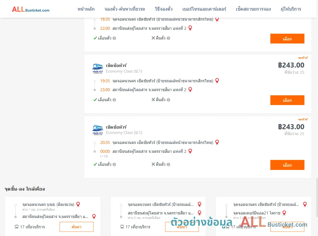 ตัวอย่างผลค้นหา นวนคร-นครราชสีมา2