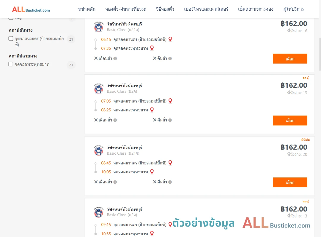ตัวอย่างผลค้นหา นวนคร-พระพุทธบาท
