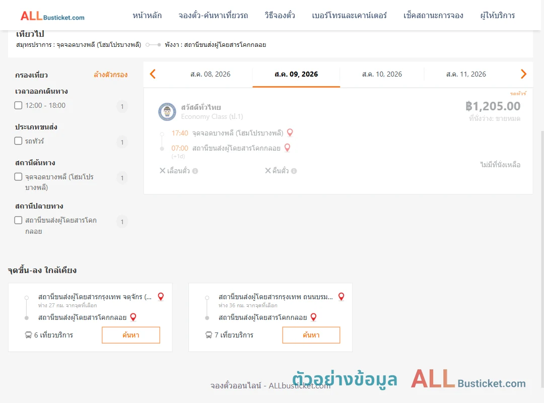 ตัวอย่างผลค้นหา บางพลีโฮมโปรบางพลี-โคกกลอย