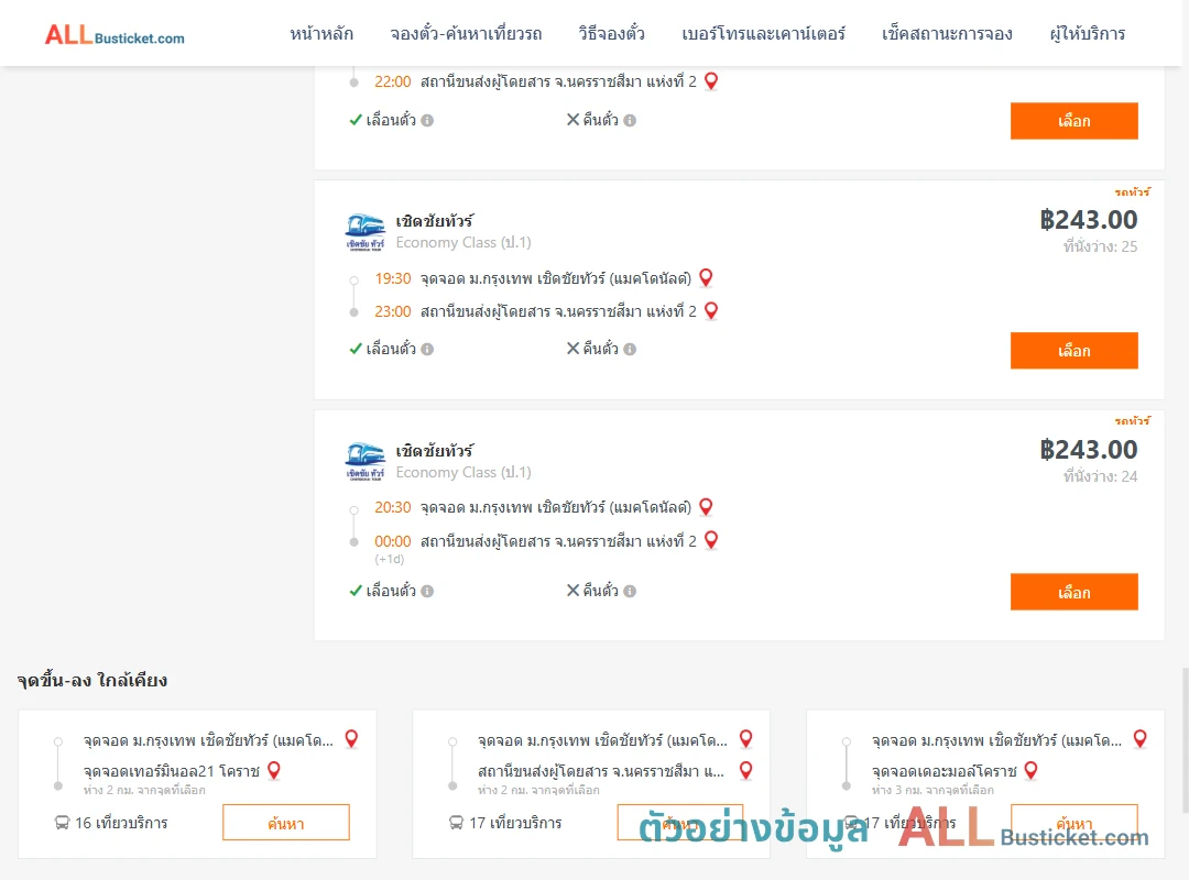 ตัวอย่างผลค้นหา ม.กรุงเทพ-นครราชสีมา2