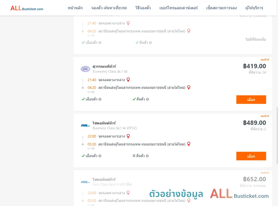 ตัวอย่างผลค้นหา บ้านตาเงาะ-สายใต้ใหม่