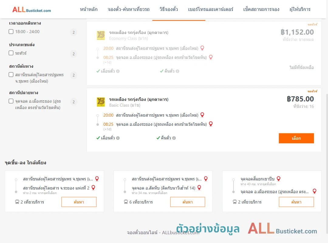 ตัวอย่างผลค้นหา ปฐมพร-เมืองระยอง
