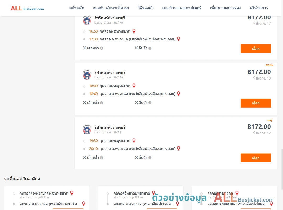 ตัวอย่างผลค้นหา พระพุทธบาท-หนองแค
